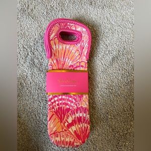 Lilly Pulitzer Limited Edition Beverage Tote Wine Koozie Set of 2 New with Tags